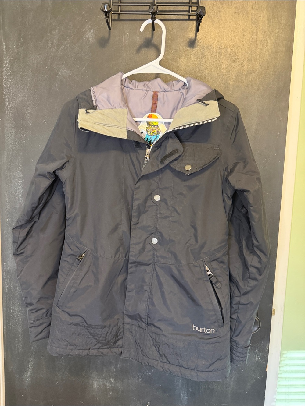 Burton Cool Flavors DryRide Snowboard Ski Jacket Black Women's XS
